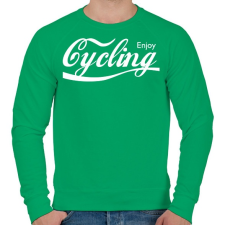 PRINTFASHION Cycling - Férfi pulóver - Zöld férfi pulóver, kardigán