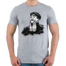 PRINTFASHION Cyka Blyat Feels Man - Férfi póló - Sport szürke férfi póló