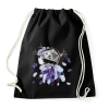 PRINTFASHION D20 Álomcsapda (lila) - Sportzsák, Tornazsák - Fekete