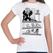 PRINTFASHION D-Ball - Női póló - Fehér női póló