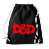 PRINTFASHION D&D - Sportzsák, Tornazsák - Fekete