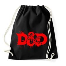 PRINTFASHION D&D - Sportzsák, Tornazsák - Fekete tornazsák