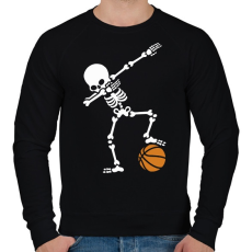 PRINTFASHION DAB basketball - Férfi pulóver - Fekete