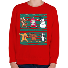PRINTFASHION DAB Christmas - Gyerek pulóver - Piros