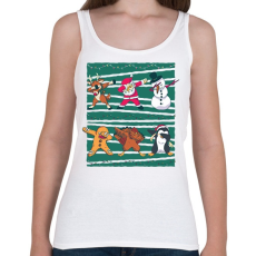 PRINTFASHION DAB Christmas - Női atléta - Fehér