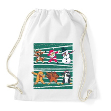 PRINTFASHION DAB Christmas - Sportzsák, Tornazsák - Fehér tornazsák