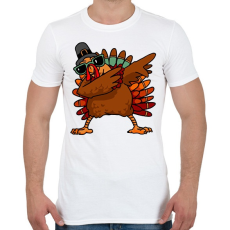 PRINTFASHION Dab csirke - Férfi póló - Fehér