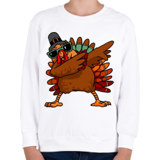 PRINTFASHION Dab csirke - Gyerek pulóver - Fehér