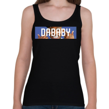 PRINTFASHION DaBaby - Női atléta - Fekete női trikó