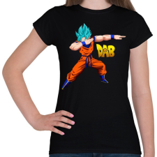 PRINTFASHION Dabbing Dragon Ball - Női póló - Fekete női póló