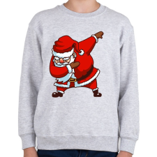 PRINTFASHION Dabbing mikulás - Gyerek pulóver - Sport szürke gyerek pulóver, kardigán