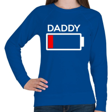 PRINTFASHION DADDY2.png - Női pulóver - Királykék