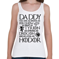PRINTFASHION Daddy GOT - Női atléta - Fehér