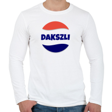 PRINTFASHION DAKSZLI - Férfi hosszú ujjú póló - Fehér