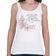 PRINTFASHION Dalai Láma idézet - Női atléta - Fehér