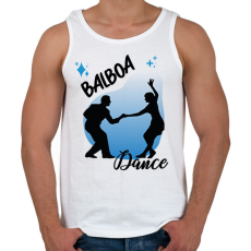 PRINTFASHION Dalboa dance - Férfi atléta - Fehér