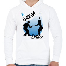 PRINTFASHION Dalboa dance - Férfi kapucnis pulóver - Fehér férfi pulóver, kardigán
