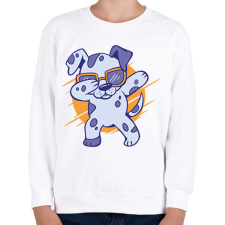 PRINTFASHION Dalmata - Gyerek pulóver - Fehér gyerek pulóver, kardigán