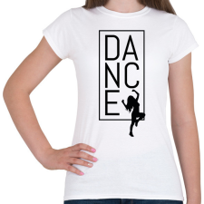 PRINTFASHION Dance (black) - Női póló - Fehér női póló