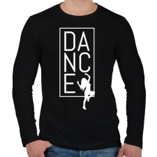 PRINTFASHION Dance (white) - Férfi hosszú ujjú póló - Fekete férfi póló