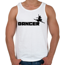 PRINTFASHION DANCER - Férfi atléta - Fehér atléta, trikó