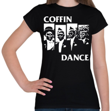 PRINTFASHION Dancing Coffin Guys - Női póló - Fekete
