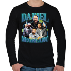 PRINTFASHION Daniel Negreanu - póker - Férfi hosszú ujjú póló - Fekete