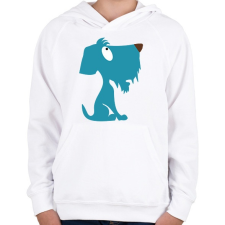 PRINTFASHION Danny - Gyerek kapucnis pulóver - Fehér gyerek pulóver, kardigán