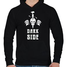 PRINTFASHION DARK SIDE - Férfi kapucnis pulóver - Fekete