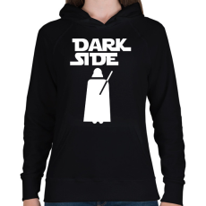 PRINTFASHION Dark Side páros minta - Női kapucnis pulóver - Fekete