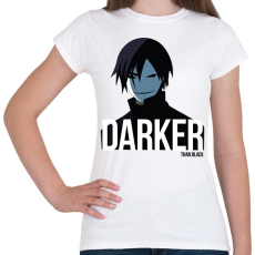 PRINTFASHION Darker than Black - Női póló - Fehér
