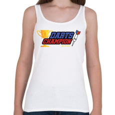 PRINTFASHION Darts bajnok - Női atléta - Fehér