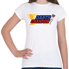 PRINTFASHION Darts bajnok - Női póló - Fehér női póló