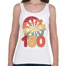 PRINTFASHION Darts - Női atléta - Fehér