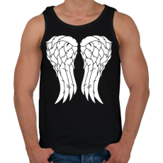 PRINTFASHION Daryl szárnyak - Férfi atléta - Fekete