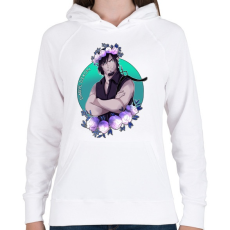 PRINTFASHION DarylD - Női kapucnis pulóver - Fehér