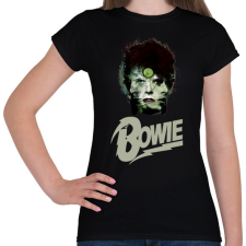 PRINTFASHION david bowie - Női póló - Fekete női póló