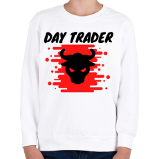 PRINTFASHION day trader - Gyerek pulóver - Fehér
