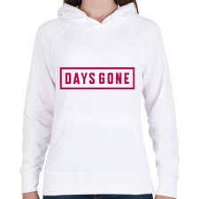 PRINTFASHION Days gone - Női kapucnis pulóver - Fehér női pulóver, kardigán
