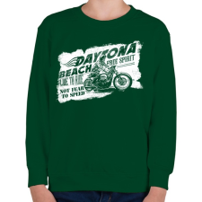 PRINTFASHION Daytona - Gyerek pulóver - Sötétzöld gyerek pulóver, kardigán