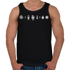PRINTFASHION Dayz icon - Férfi atléta - Fekete