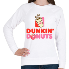 PRINTFASHION DD fánk - Női pulóver - Fehér