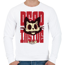 PRINTFASHION Dead inside - Férfi pulóver - Fehér férfi pulóver, kardigán