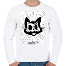 PRINTFASHION Dead inside - Férfi pulóver - Fehér férfi pulóver, kardigán