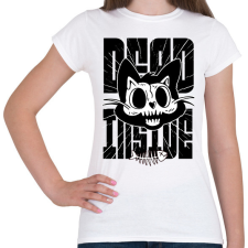 PRINTFASHION Dead inside - Női póló - Fehér női póló
