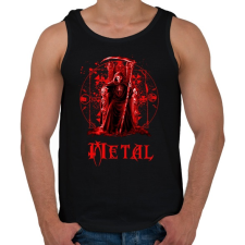 PRINTFASHION dead metal - Férfi atléta - Fekete atléta, trikó