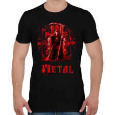 PRINTFASHION dead metal - Férfi póló - Fekete férfi póló
