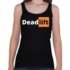 PRINTFASHION Deadlift - Női atléta - Fekete