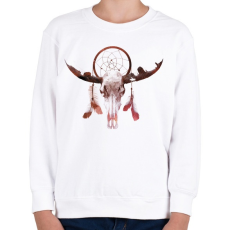 PRINTFASHION Deadly desert - Gyerek pulóver - Fehér