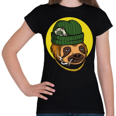 PRINTFASHION Dealer lajhár - Női póló - Fekete